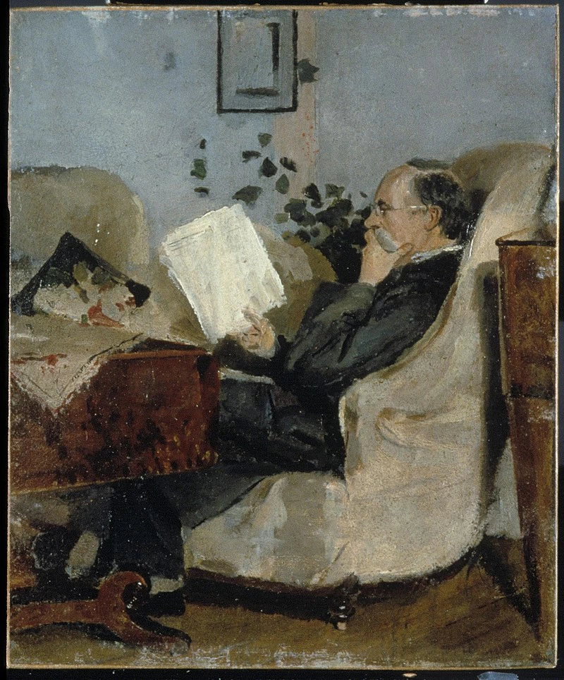 Christian Munch sul divano - 1881, Museo Munch